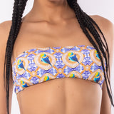 Bikini a fascia con coppe imbottite estraibili - BLUETTE - PT30