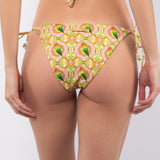 Tanga bikini annodato - ARANCIO - PT41