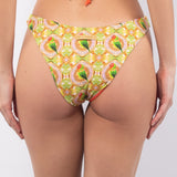 Slip bikini sgambato - ARANCIO - PT59