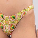 Slip bikini sgambato - ARANCIO - PT59