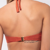 Bikini triangolo non imbottito con ferretto invisibile - CARAMELLO - DN01