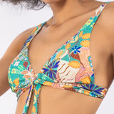 Bikini triangolo alto con coppe imbottite estraibili - MJ05