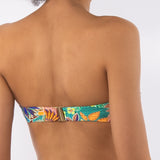 Bikini a fascia con ferretto invisibile e spalline removibili - MJ08