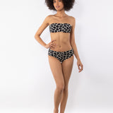 Slip bikini a vita alta - NERO - SV11