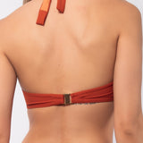 Triangolo bikini non imbottito con ferretto invisibile - CARAMELLO - UO01