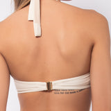 Bikini a triangolo non imbottito con ferretto invisibile - BURRO - UO01