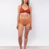 Bikini a triangolo non imbottito con ferretto - CARAMELLO - UO18