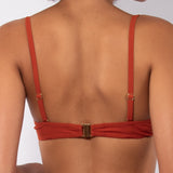 Bikini francese non imbottito con ferretto invisibile - CARAMELLO - UO19