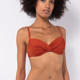 Bikini francese non imbottito con ferretto invisibile - CARAMELLO - UO19