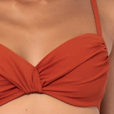 Bikini francese non imbottito con ferretto invisibile - CARAMELLO - UO19