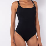 Costume intero olimpionico - NERO - UO21