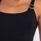 Costume intero olimpionico - NERO - UO21