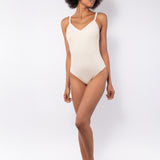 Costume intero con coppe imbottite estraibili - BURRO - UO23