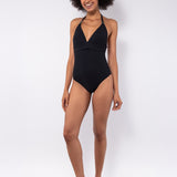 Costume intero con coppe imbottite estraibili - NERO - UO25