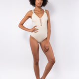 Costume intero non imbottito con ferretto invisibile - BURRO - UO27