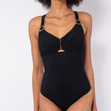 Costume intero non imbottito con ferretto invisibile - NERO - UO29