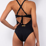 Costume intero non imbottito con ferretto invisibile - NERO - UO29