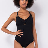 Costume intero non imbottito con ferretto invisibile - NERO - UO29