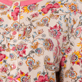 Pigiama Serafino Corto in Viscosa Lotus - ROSA - LO12