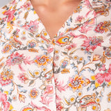 Pigiama Aperto Lungo in Viscosa Lotus - ROSA - LO13