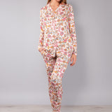 Pigiama Aperto Lungo in Viscosa Lotus - ROSA - LO13