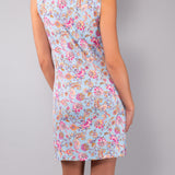 Camicia da Notte Serafino Corta in Viscosa Lotus - AZZURRO - LO26