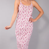 Camicia da Notte Lunga Spallina - FUXIA - NB29