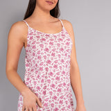 Camicia da Notte Lunga Spallina - FUXIA - NB29
