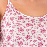 Camicia da Notte Lunga Spallina - FUXIA - NB29