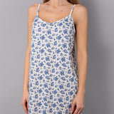 Camicia da Notte Lunga Spallina - DENIM - NB29
