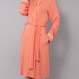 Vestaglia Incrociata Corta in Viscosa - PESCA - PR70