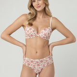 Reggiseno Push-up in Tulle Bouquet con Ferretto - FUXIA - NB24