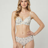 Culotte a brasiliana in Tulle Bouquet - DENIM - NB34