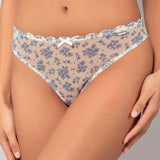 Perizoma in Tulle Bouquet - DENIM - NB36