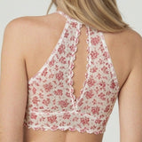 Top in Tulle Bouquet Non Imbottito - FUXIA - NB41