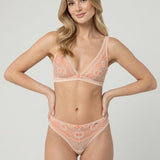 Reggiseno Triangolo in Pizzo non Imbottito - PESCA - PR20