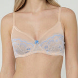 Reggiseno Francese in Pizzo con Ferretto - AZZURRO - PR22