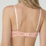 Reggiseno Coppe Graduate in Pizzo senza Ferretto - PESCA - PR23