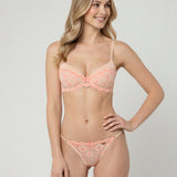 Reggiseno Coppe Graduate in Pizzo senza Ferretto - PESCA - PR23