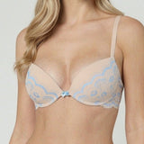 Reggiseno Push-up in Pizzo con Ferretto - AZZURRO - PR24