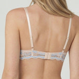 Reggiseno Push-up in Pizzo con Ferretto - AZZURRO - PR24
