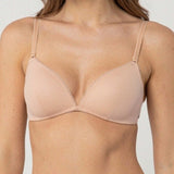 Triangolo con coppe imbottite senza ferretto in tulle - CIPRIA - SP21