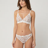 Triangolo non imbottito senza ferretto in pizzo - MILK - WF20