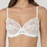 Reggiseno francese con ferretto in pizzo - MILK - WF22