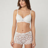 Reggiseno con coppe graduate in pizzo - MILK - WF23