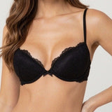 Push-up con ferretto in pizzo - NERO - WF24