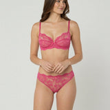 Perizoma in pizzo - FUXIA - WF36