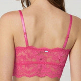 Top non imbottito in pizzo - FUXIA - WF41
