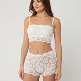 Top non imbottito in pizzo - MILK - WF41