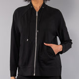 Felpa con Zip - NERO - CL51